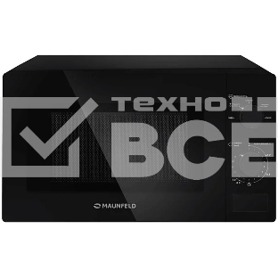 Микроволновая печь Maunfeld MFSMO720MB01 черный, 20 л, 700 Вт, переключатели - поворотный механизм