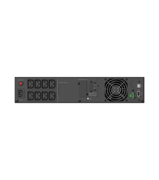 Источник бесперебойного питания CBR PLS-1KRT-8I-LCHERSC / 1000ВА / 900Вт / 8 x C13, HID-USB, RS232, EPO, SNMP slot