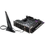 Материнская плата ASUS ROG STRIX X570-I GAMING, AM4, AMD X570, 2xDDR4, 4xSATA, 2xM.2, 1xPCIe 4.0 x16, 1xHDMI, 1xDP, 1x1Gb LAN, Wi-Fi 6, Bluetooth 5.0, 1xUSB-C 10Gbps, 3xUSB-A 10Gbps, 4xUSB-A 5Gbps, 2xUSB-A 2.0, 3x3.5 мм, 7.1, ITX, фото4