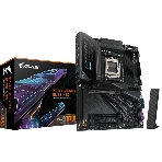 Материнская плата Gigabyte X870E AORUS ELITE X, AM5, AMD X870E, 4xDDR5, 4xSATA, 4xM.2, 1xPCIe 5.0 x16, 1xPCIe 4.0 x16, 1xPCIe 3.0 x16, 1xHDMI, 1x5Gb LAN, Wi-Fi 7, Bluetooth 5.4, 2xUSB-C 40Gbps (USB4), 1xUSB-C 10Gbps, 5xUSB-A 10Gbps, 3xUSB-A 5Gbps, 3x3.5 мм + S/PDIF оптический, 7.1, ATX, фото 1