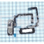 Кнопка HOME в сборе с механизмом и шлейфом для Samsung G900F/S5, белый, фото 1