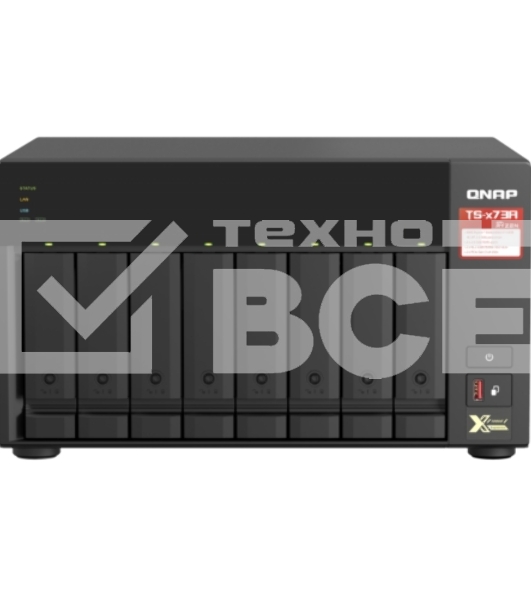 Сетевое хранилище без дисков SMB QNAP TS-873A-8G NAS, 8 trays 3,5