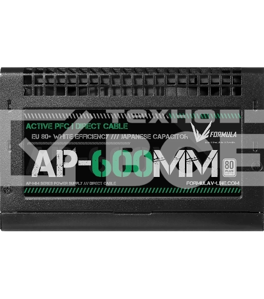 Блок питания Aerocool / Formula ATX 600W AP-600ММ 80 PLUS WHITE (20+4pin) APFC 120mm fan 6xSATA RTL