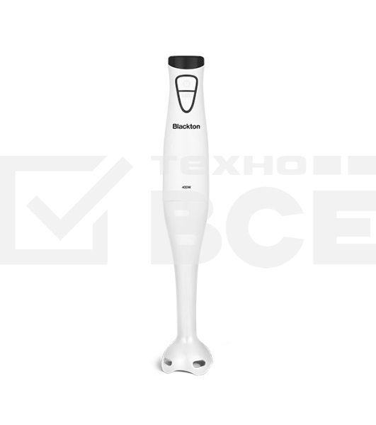 Блендер погружной Blackton Bt HB400P White-Black. Мощность:400Вт, Турборежим