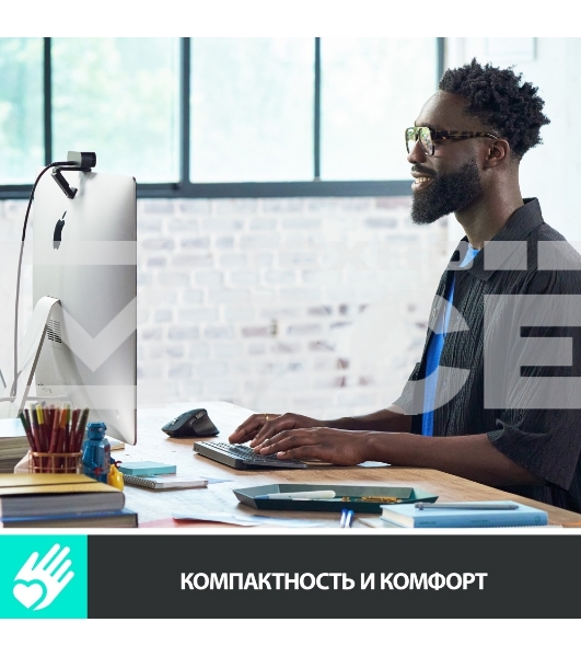 Клавиатура Logitech MX Keys Mini (920-010501) беспроводная, USB, Bluetooth/Радиоканал, темно-серый/черный