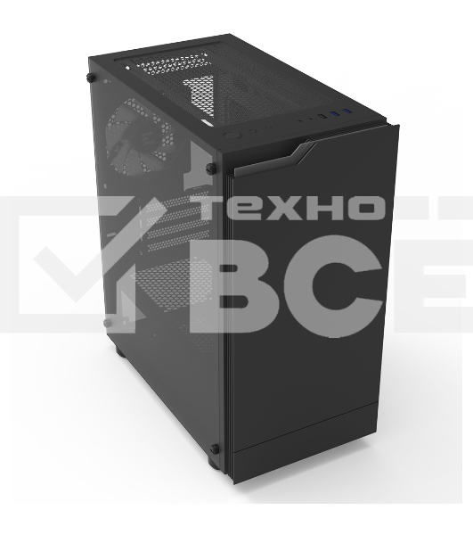 Компьютерный корпус ZALMAN T4 PLUS, MATX, BLACK, WINDOW, 1 x Combo (3.5'' or 2.5''), 1x3.5'', 2x2.5