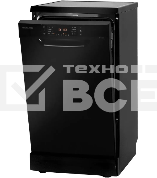 Посудомоечная машина HIBERG F48 1030 B черная