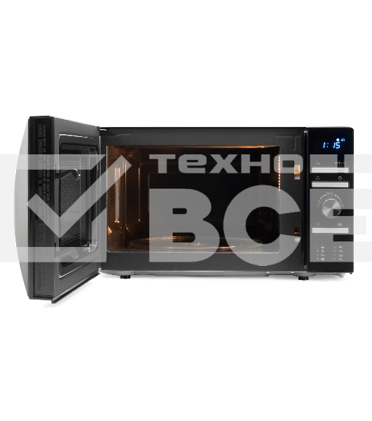 Микроволновая печь Hyundai HYM-D3031 черный, 20 л, 700 Вт, переключатели - поворотный механизм/кнопки