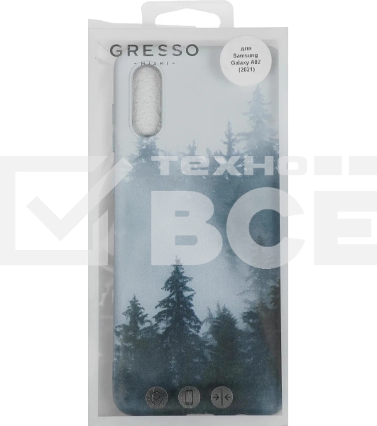 Чехол (клип-кейс) Gresso Meridian, для Samsung Galaxy A02, зеленый [gr17aaae8925]