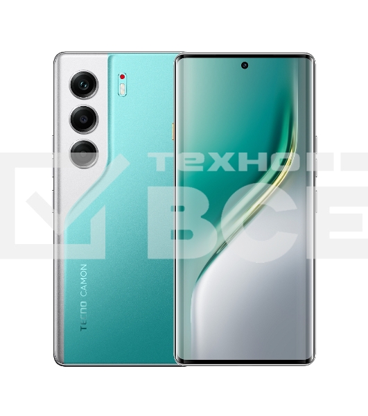 Смартфон Tecno Camon 40 Pro 5G CM7, 12/256Gb, зеленый