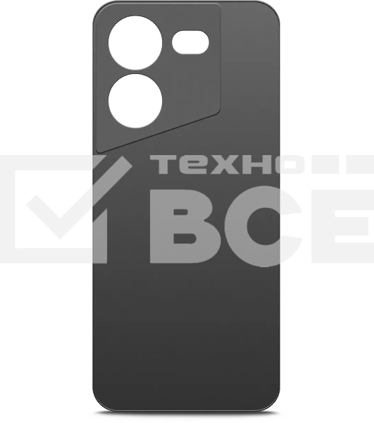 Чехол (клип-кейс) BoraSCO для Tecno Pova Neo 3 Silicone Case черный (72058)
