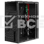 Компьютерный корпус Minitower ExeGate BAA-403-UNS450 (mATX, БП UNS450 с вент. 12см, 2*USB, HD Audio, черный), фото3
