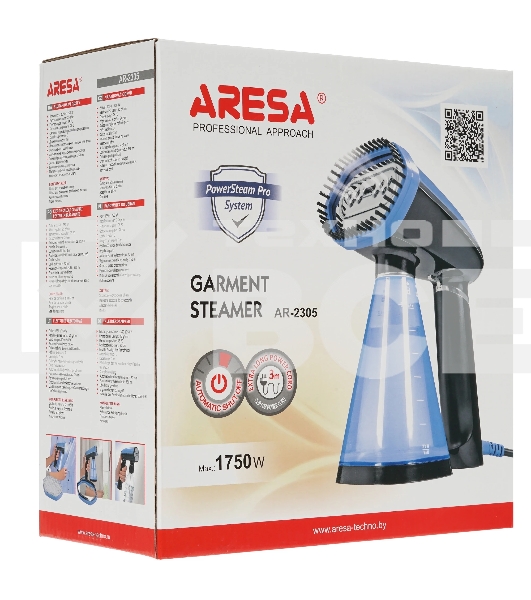 Отпариватель ручной Aresa AR-2305 голубой