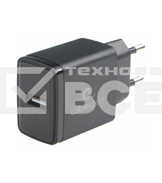 Сетевое зарядное устройство Cablexpert MP3A-PC-55, 10.5Вт, 2.1А, 1хUSB, черный, пакет