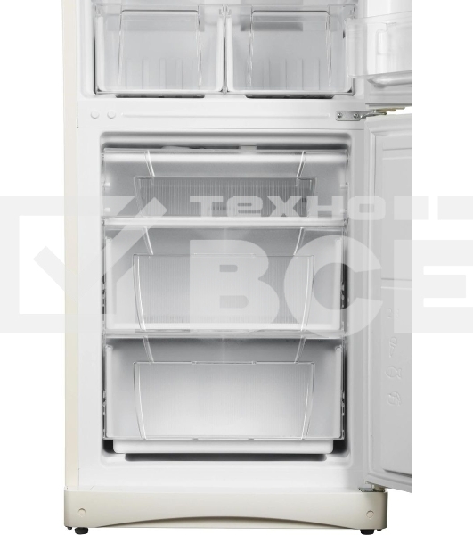 Холодильник Stinol STS 167 E бежевый двухкамерный 195/104 л морозилка снизу