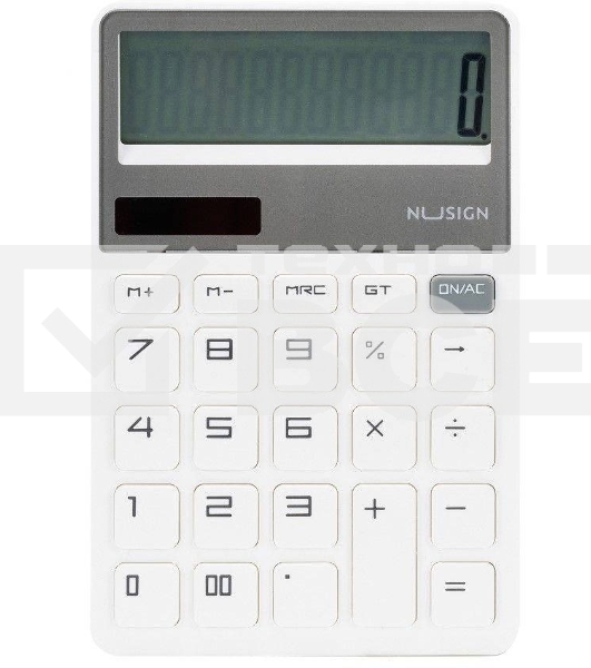Калькулятор настольный Deli Nusign ENS042WHITE белый 12-разр.