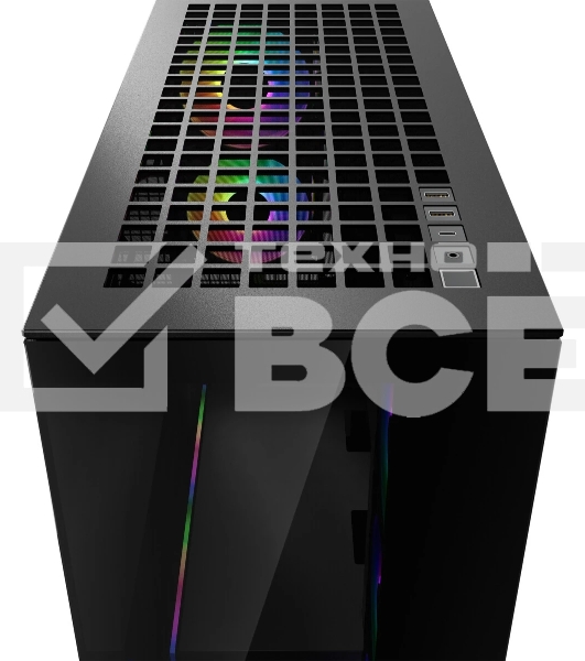 Компьютерный корпус Arctic Cooling ARCTIC Xtender (Mirror Black) арт. ACPCC00018A