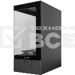 Компьютерный корпус Ginzzu CL475 mATX FAN 3*12LC4 передняя панель Стекло, фото7