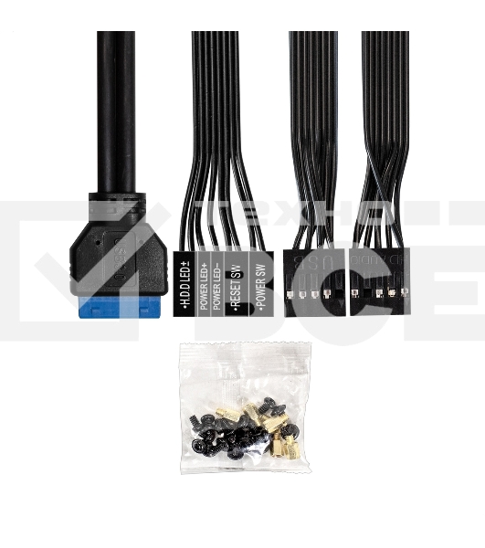 Компьютерный корпус Minitower ExeGate BAA-308MU2 (mATX, без БП, 1хUSB+2хUSB 3.0, HD Audio, черный)