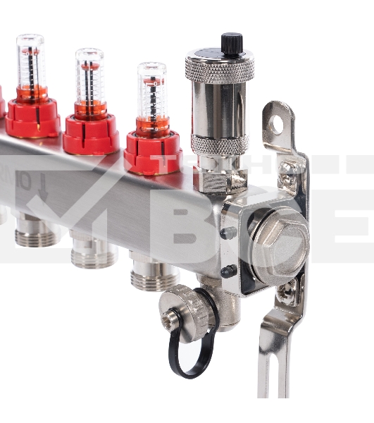 Коллектор Royal Thermo нерж. в сборе с расходомерами 1