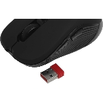 Мышь беспроводная Defender Gassa MM-105 черный, 1600 dpi, радиоканал, USB, кнопки - 6, фото3