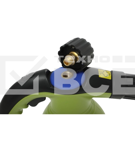 Пароочиститель ручной Kitfort KT-950 1000Вт черный/желтый