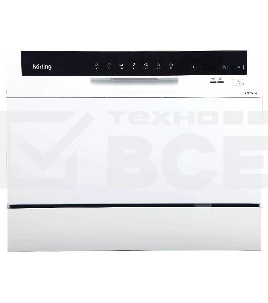 Посудомоечная машина Korting KDF 2050 W, белый, 55 см, 6 компл., 49 дБ, класс A+