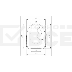 Сиденье для унитаза Самара с креплением Микролифт, фото5