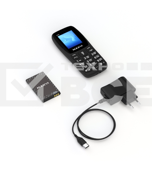Мобильный телефон Maxvi C45 black