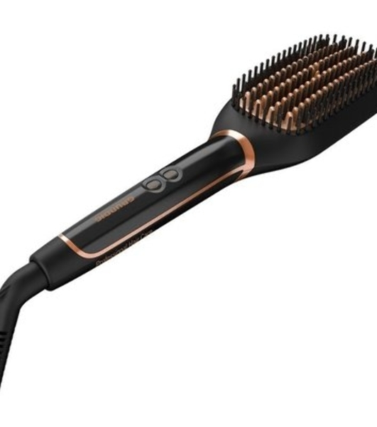 Расческа-выпрямитель для волос Grundig HB 7150 черный, 210 °C, 5 режимов