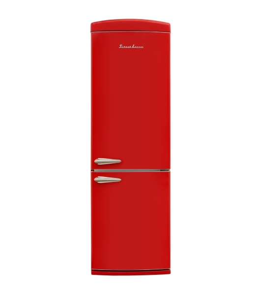 Холодильник Schaub Lorenz SLU S339R3 красный двухкамерный 230/94л морозилка снизу, No Frost