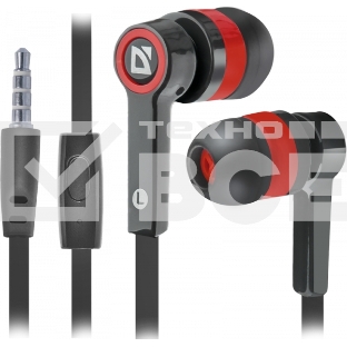 Наушники DEFENDER Pulse 420 черный/красный