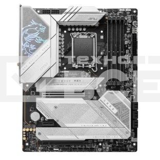 Материнская плата MSI MPG Z790 EDGE TI MAX WIFI, LGA 1700, Intel Z790, 4xDDR5, 8xSATA, 5xM.2, 1xPCIe 5.0 x16, 1xPCIe 4.0 x16, 1xPCIe x1, 1xHDMI, 1xDP, 1x 2.5Gb LAN, 4xUSB-A 3.2 Gen 2, 4xUSB-A 3.2 Gen 1, 1xUSB-C 3.2 Gen 2, 1xUSB-C 3.2 Gen 2x2, 5x3.5 мм, 7.