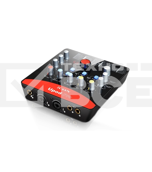 Аудиоинтерфейс USB Icon UPod Pro 72 DSP эффекта, АЦП/ЦАП: 16 бит/48 кГц, 22-20000 Гц, 90 дБ, S/N: -90 дБ, THD+N: 0,0061%, 2xCombo XLR/TRS, 1/4