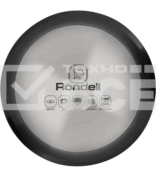 Кофеварка гейзерная Rondell Stripes RDA-1639 0.45л алюминий серый