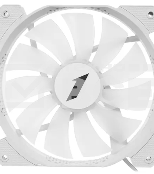 Вентилятор для корпуса 1STPLAYER F1-PLUS белый, 140 x 140 мм, 1000 об/мин, 23.5 дБ, 3 pin