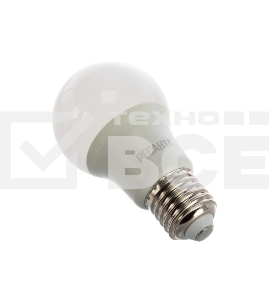 Лампа светодиодная Ресанта LL-R-A60-7W-230-3K-E27 груша, 7 Вт, тепл., Е27