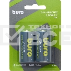 Батарея Buro Alkaline LR14 C 7500mAh (2шт) блистер, 1.5 В, фото 1