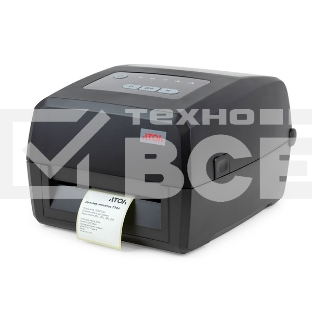 Принтер этикеток термотрансферный Атол TT44 (60110) 203 dpi, 203 мм/сек, USB, RS-232 (COM порт, Serial), Ethernet, чёрный