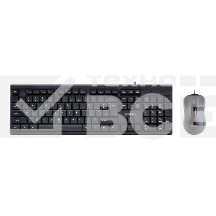 Комплект клавиатура+мышь Smartbuy ONE SBC-114282-K проводной, USB, 2400 DPI, чёрный