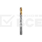 Сверло спиральное по металлу Denzel 11 x 142мм, Р6М5, Golden Tip, многогранная заточка, фото 1