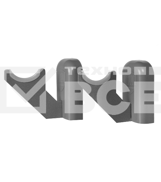 Комплект настенных регулируемых кронштейнов Royal Thermo Design 100, серебристые