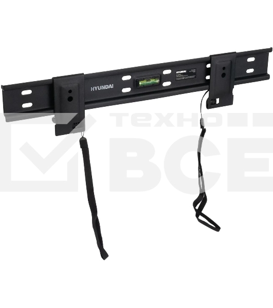 Кронштейн для телевизора Hyundai SL-X1 черный 32'-55' макс.50кг настенный фиксированный