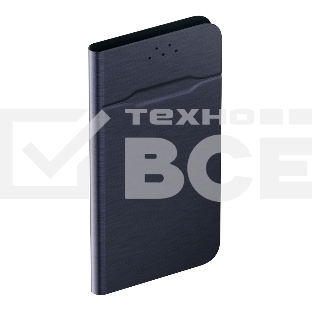 Чехол-книжка универсальный для смартфонов OLMIO р.L, 5.5''-6.5'', (165x82x20мм), темно-синий