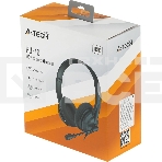 Гарнитура проводная с микрофоном A4Tech HU-10 черный 2м накладные USB оголовье, фото5