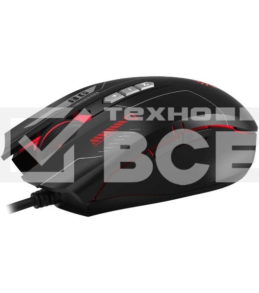 Мышь проводная A4Tech Bloody ES7 черный, 6000 dpi, USB, кнопки - 8