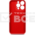 Чехол (клип-кейс) BoraSCO для Apple iPhone 14 Pro Microfiber Case красный (70808), фото2