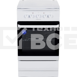 Плита электрическая Hansa FCEW53000 белый, конфорок 4 шт, духовка 68 л, 50 см x 85 см x 60 см