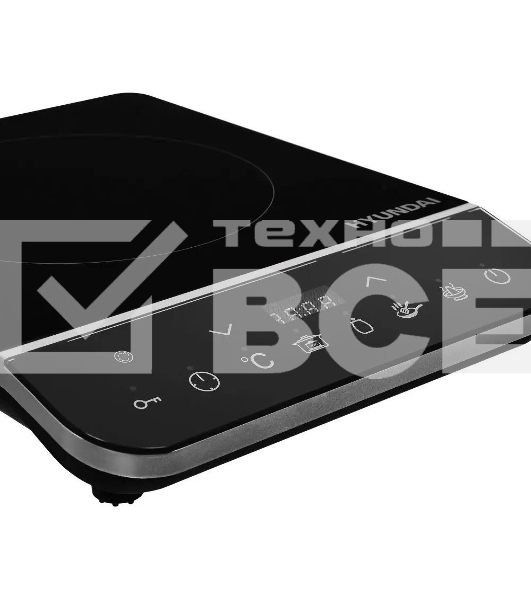 Плита настольная электрическая Hyundai HYC-0104 черный стеклокерамика (настольная)