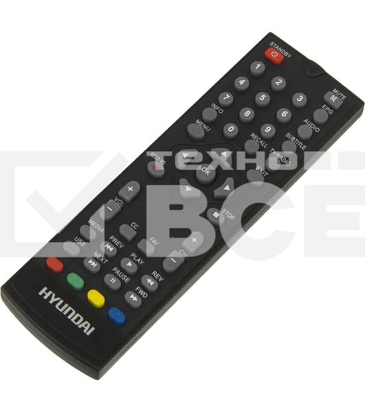 Приставка для цифрового ТВ Hyundai H-DVB200 черный, DVB-T2, DVB-T, DVB-C, HDMI, USB 2.0